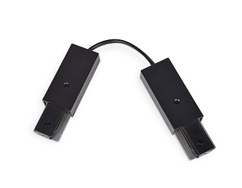 Коннектор гибкий однофазный для соединения трековых шинопроводов GL7088 BK черный коннектор гибкий однофазный для соединения трековых шинопроводов