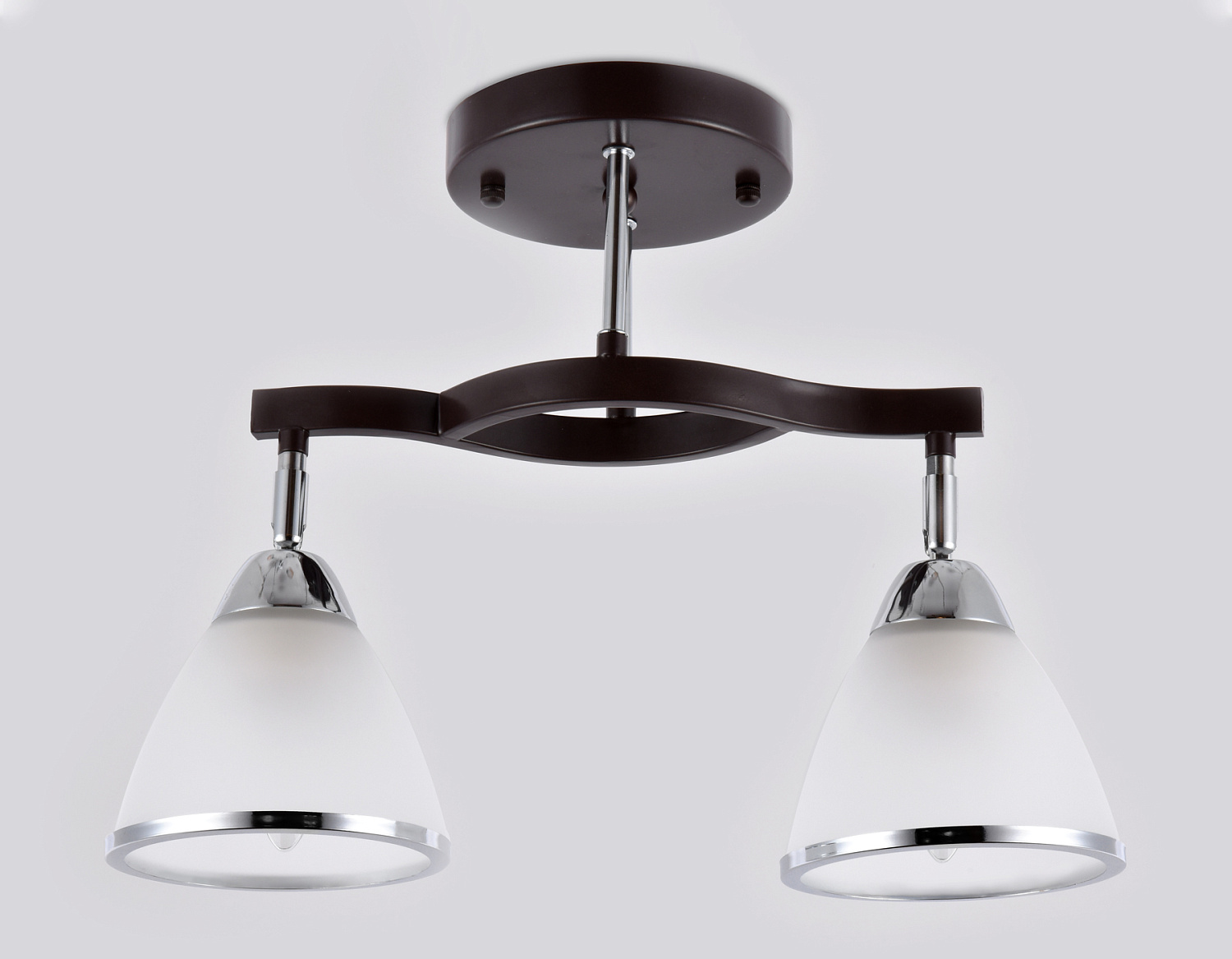 Подвесная люстра TR3111/2 DCF/CH темный кофе/хром E27 max 40W 400*150*315