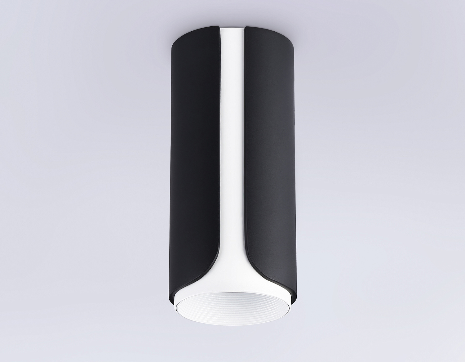 Накладной светильник со сменной лампой GU10 TN51589 BK/WH черный/белый GU10 D58*130