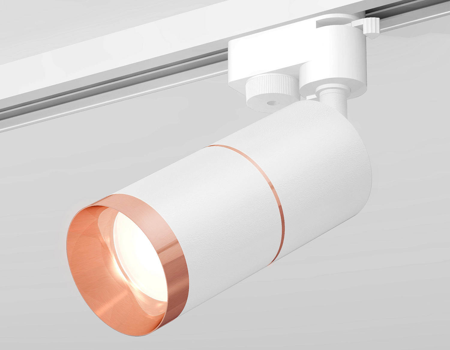 Комплект трекового однофазного светильника XT6301031 SWH/PPG белый песок/золото розовое полированное MR16 GU5.3 (A2520,C6301,A2063,C6301,N6135)