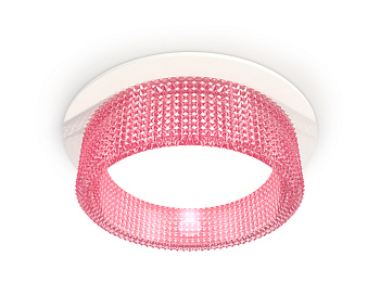 Комплект встраиваемого светильника XC8050032 SWH/PI белый песок/розовый GX53 (C8050, N8486)