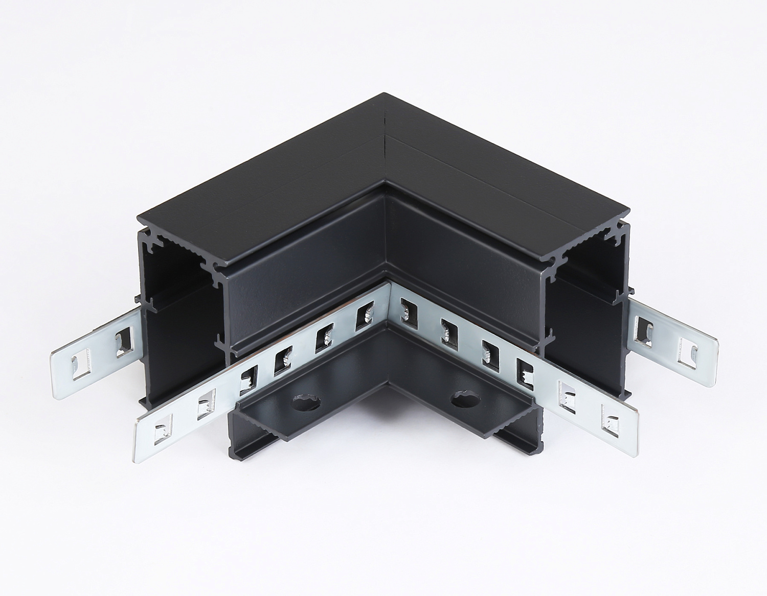 Коннектор угловой для встраиваемого шинопровода Magnetic GL3354 BK черный коннектор угловой встраиваемый 85*85*H46.8