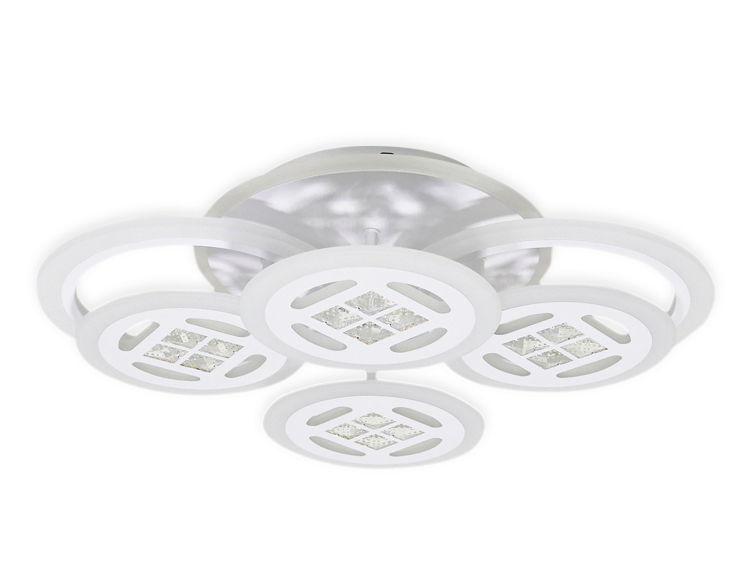 Потолочный светодиодный светильник с пультом FA2951/6 WH белый 4200K/3000K+6400K/6400K+3000K 125W 550*405*150 (ПДУ ИК)