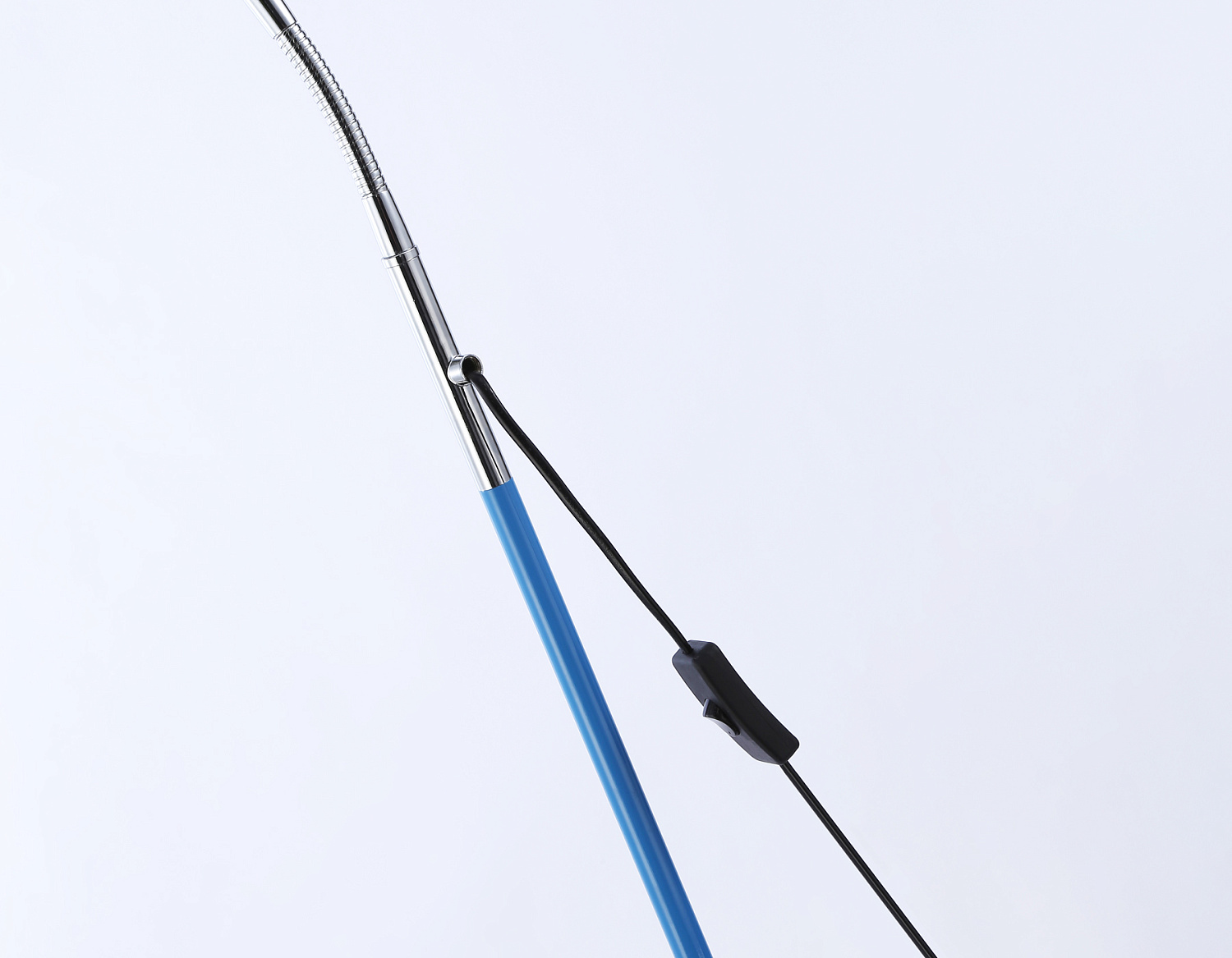 Светильник напольный с выключателем на проводе TR97691 BL синий E27 max 40W D150*1540