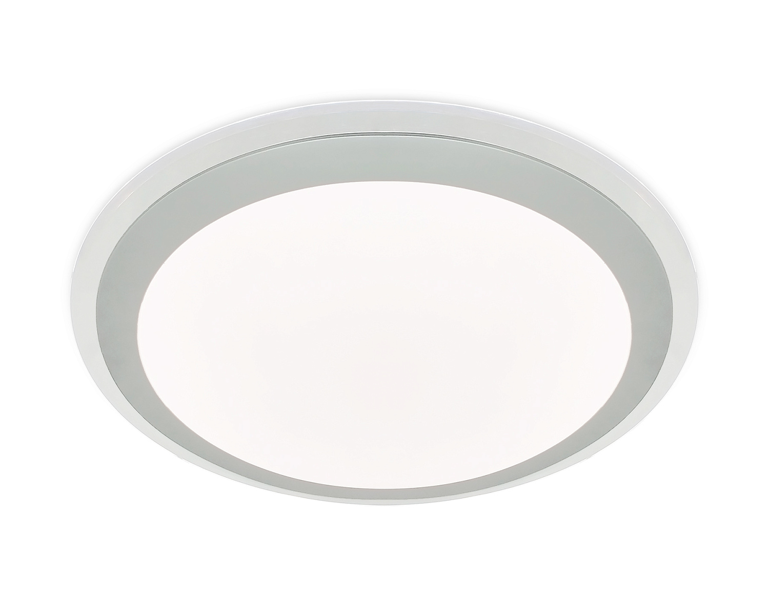 Потолочный светодиодный светильник с пультом FF49 WH белый 48W 3000K/4200K/6400K D400*75 (ПДУ ИК)