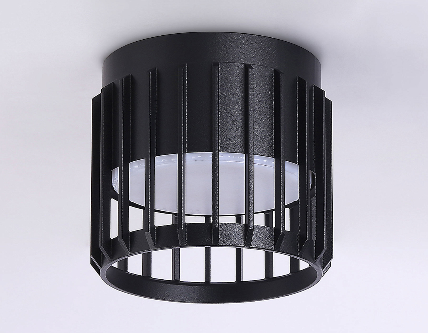 Накладной светильник со сменной лампой GX53 TN71155 BK черный GX53 D100*80