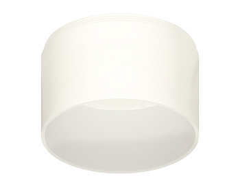 Насадка передняя для корпуса светильника с диаметром отверстия D85mm N8402 FR белый матовый D85*H53mm Out50mm GX53