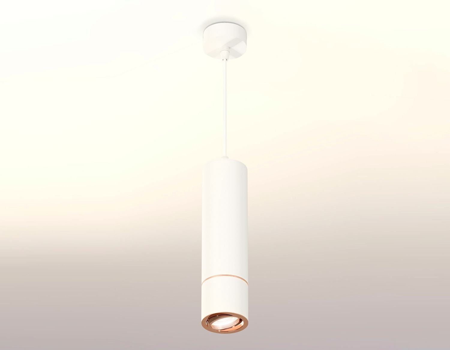 Комплект подвесного поворотного светильника XP7401055 SWH/PPG белый песок/золото розовое полированное MR16 GU5.3