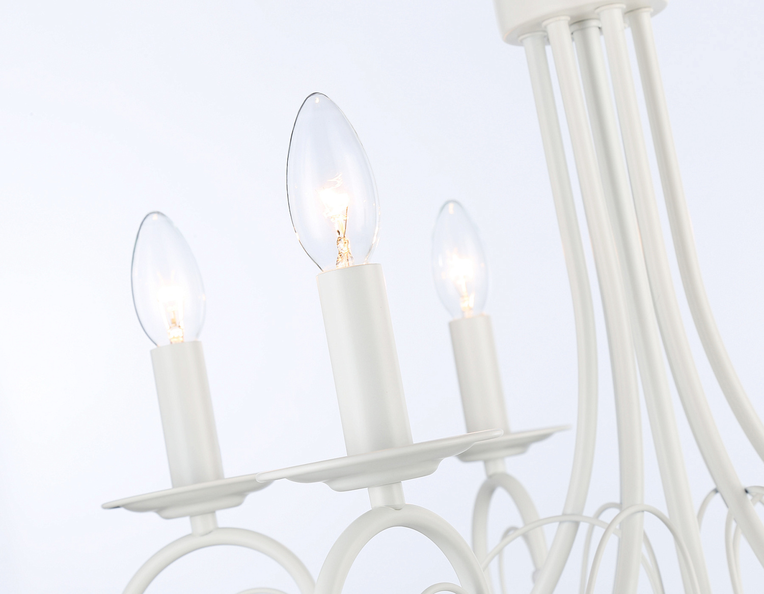 Подвесная люстра TR9611/6 WH белый E14/6 max 40W D560*650