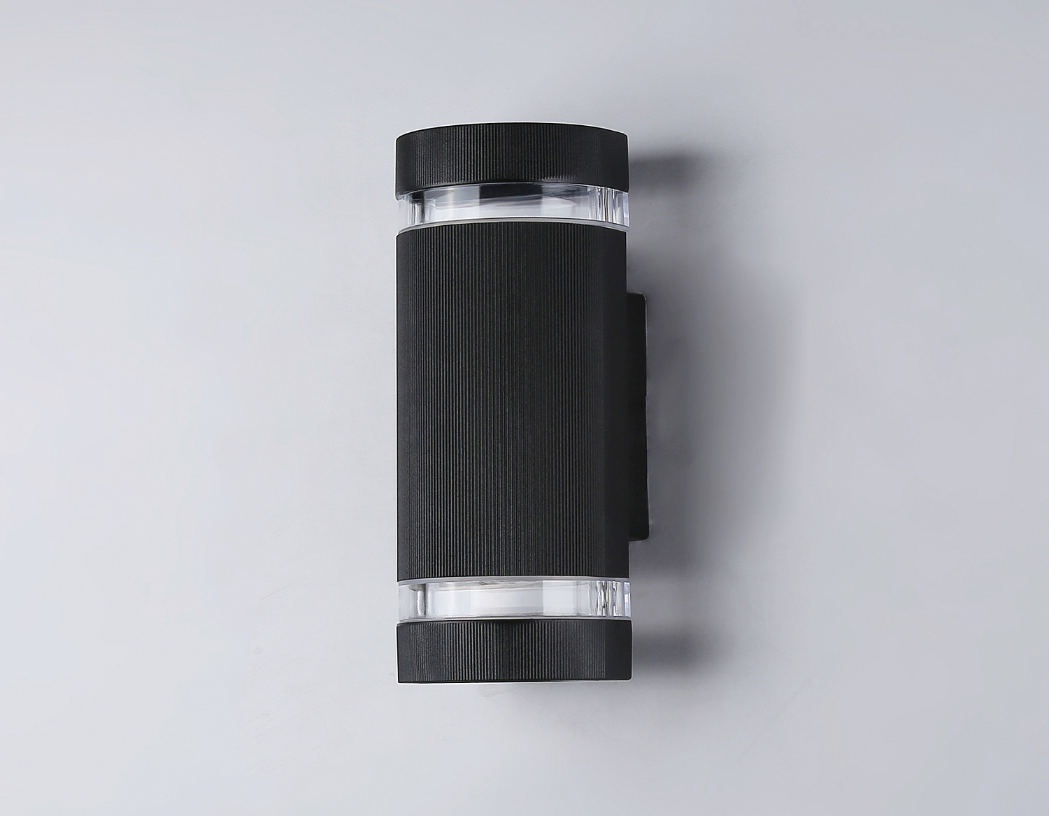 Уличный настенный архитектурный светильник ST2562/2 BK/CL черный/прозрачный IP54 GU10/2 max 35W 235*100*65