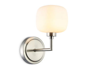 Настенный светильник LH53007 SN/FR сатин никель/белый матовый G9 max 40W 195*120*230