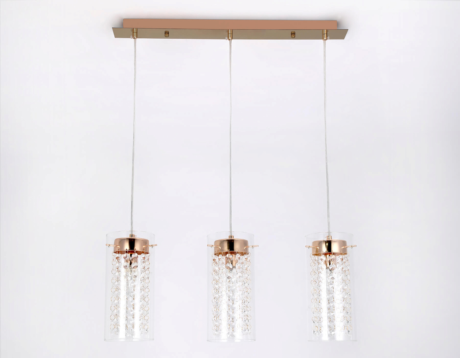 Подвесной светильник с хрусталем TR3663/3 GD/CL золото/прозрачный E14/3 max 40W 560*110*800