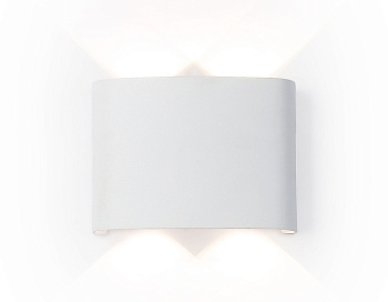 Уличный настенный архитектурный светодиодный светильник ST4451/4 WH белый IP65 LED 4200K 4W 106*80*37