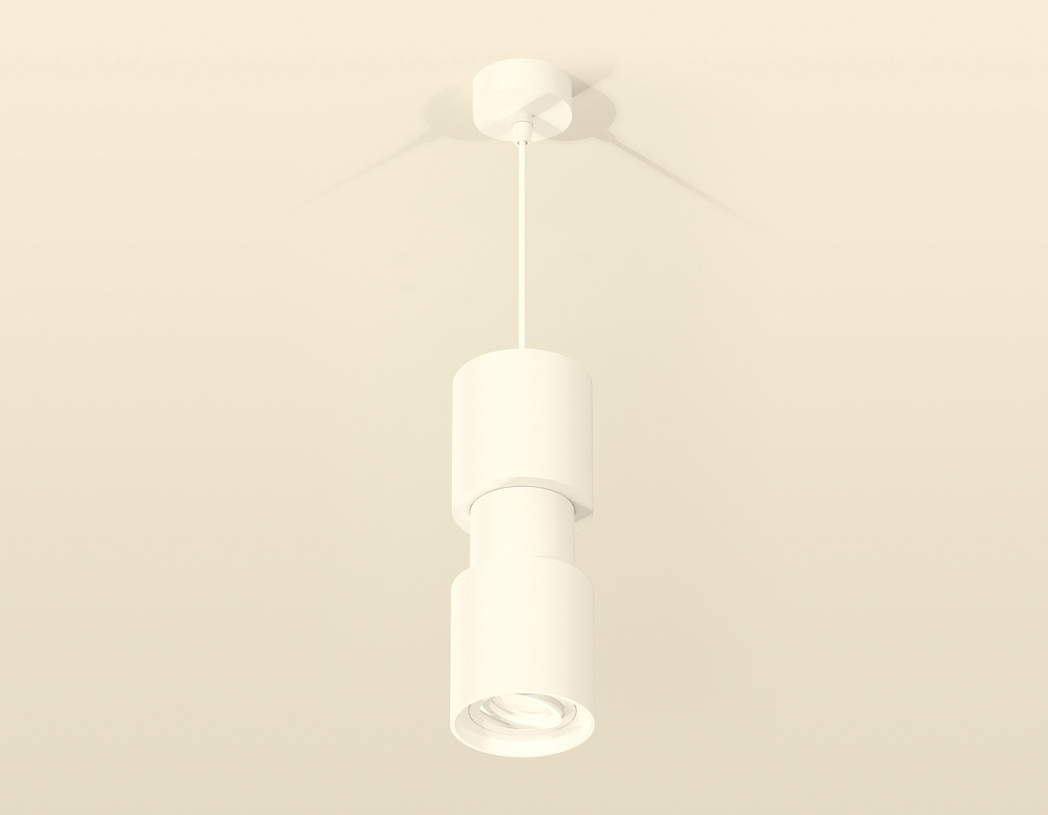 Комплект подвесного поворотного светильника XP7722030 SWH белый песок MR16 GU5.3 (A2310, C7722,A2011,C7401,A2011,C7722,N7001)