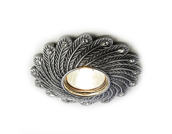 Встраиваемый точечный светильник MR16 из гипса D4466 SL серебро