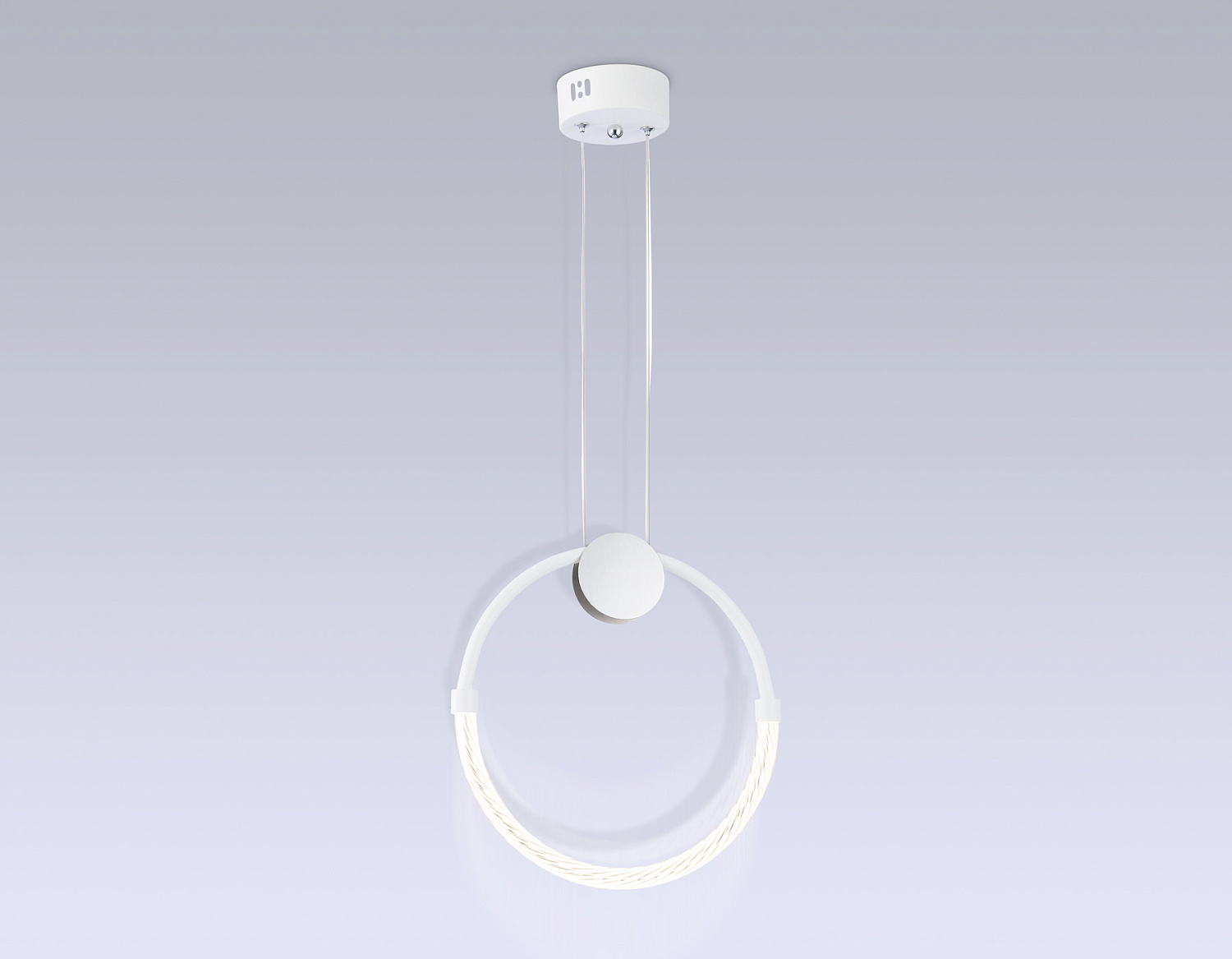 Подвесной светодиодный светильник FL10592 WH/CH белый/хром 4200K 11W 305*20*1000 (Без ПДУ)