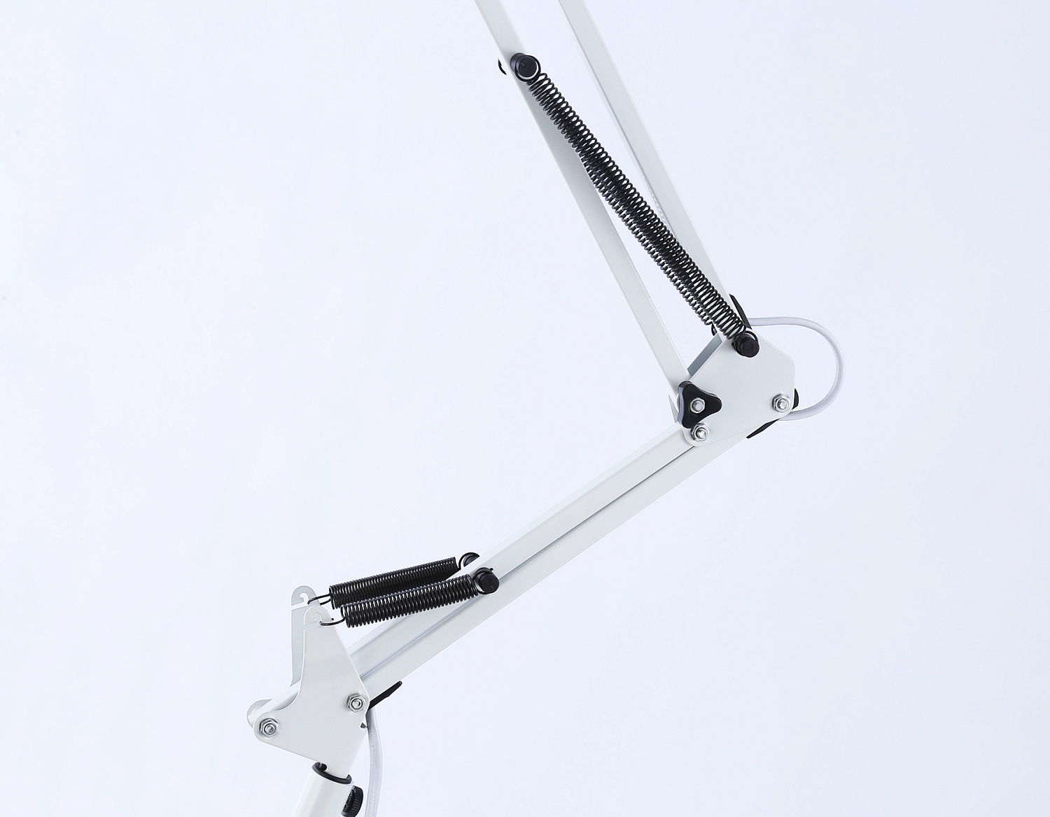 Светильник напольный с выключателем на проводе TR97641 WH белый E27 max 40W D120*1750