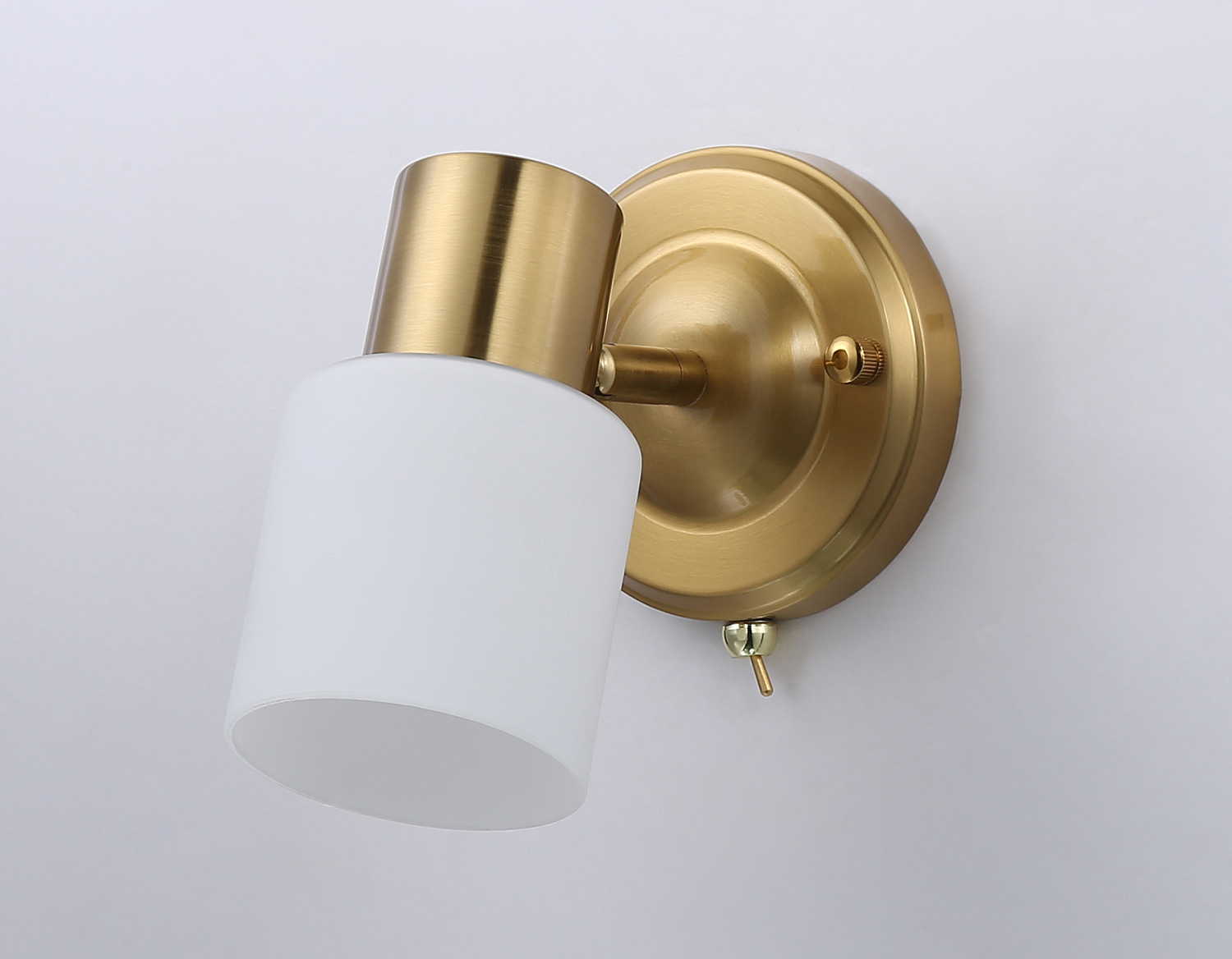 Накладной спот с выключателем TR3967 BS/FR латунь/белый матовый E27 max 40W 140*80*194