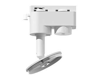 Крепеж трековый поворотный для корпуса светильника с диаметром отверстия D60mm A2520 SWH белый песок D60*H90mm Out85mm