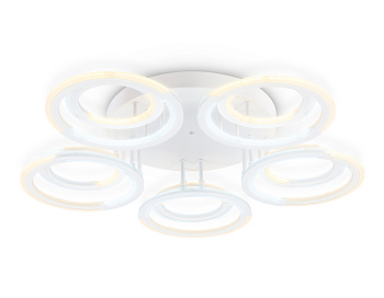 Светильник светодиодный потолочный FA8944/5+5 WH белый 132W 3000-6000K D735*115 (ПДУ ИК)