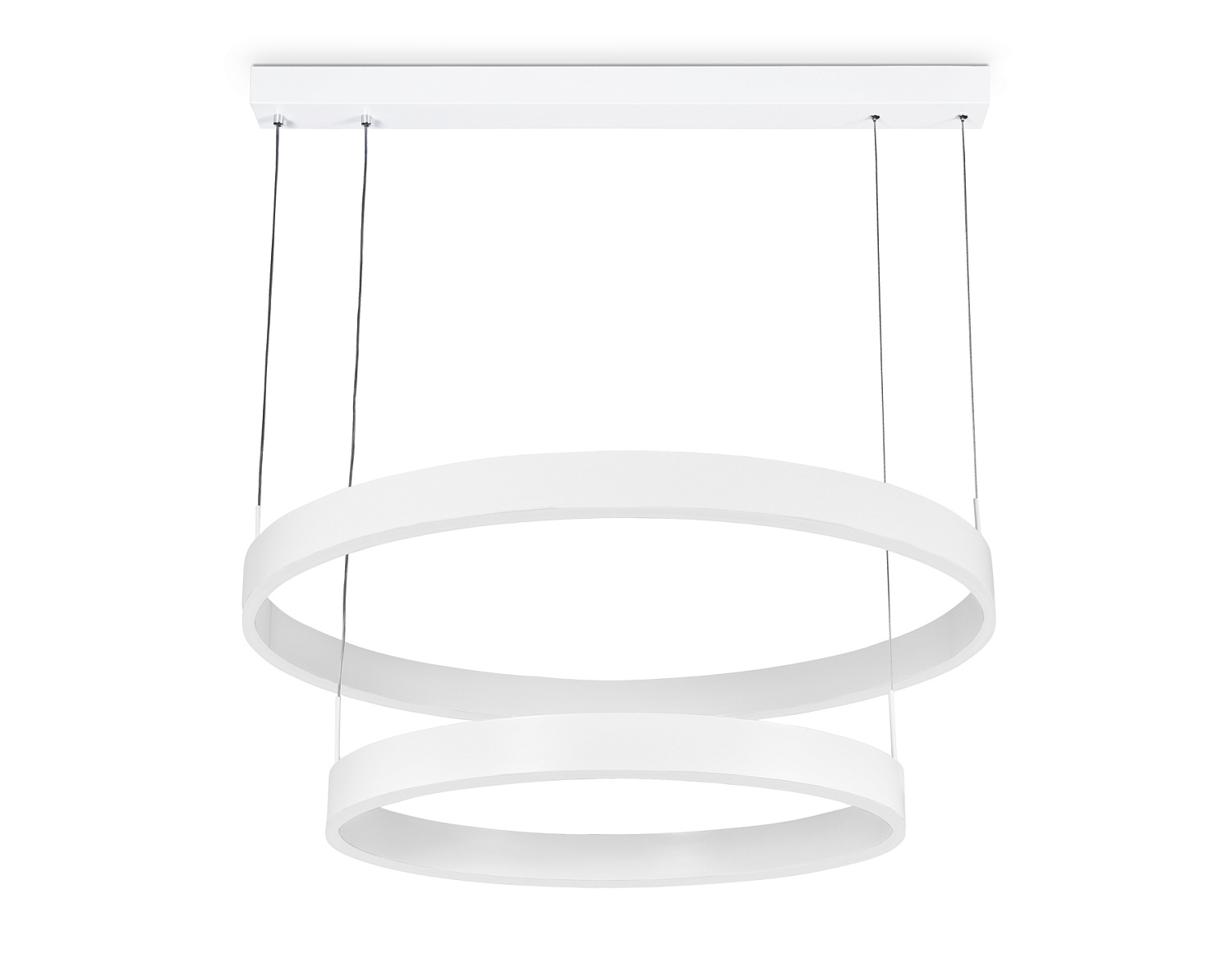 Подвесной светодиодный светильник с пультом управления FA6615/2 WH белый 119W D600/800*750 (ПДУ РАДИО 2.4G)