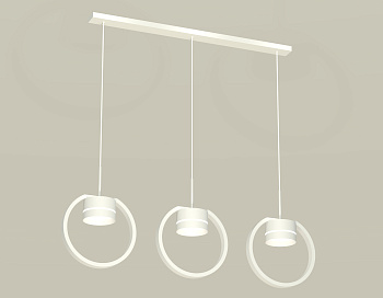 Комплект подвесного светильника с акрилом XB9106152/3 SWH/FR белый песок/белый матовый GX53 (C9106, N8461)