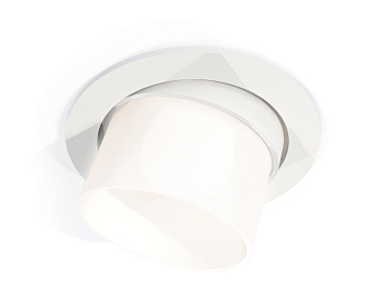 Комплект встраиваемого поворотного светильника XC7651085 SWH/FR белый песок/белый матовый MR16 GU5.3 (C7651, N7170)