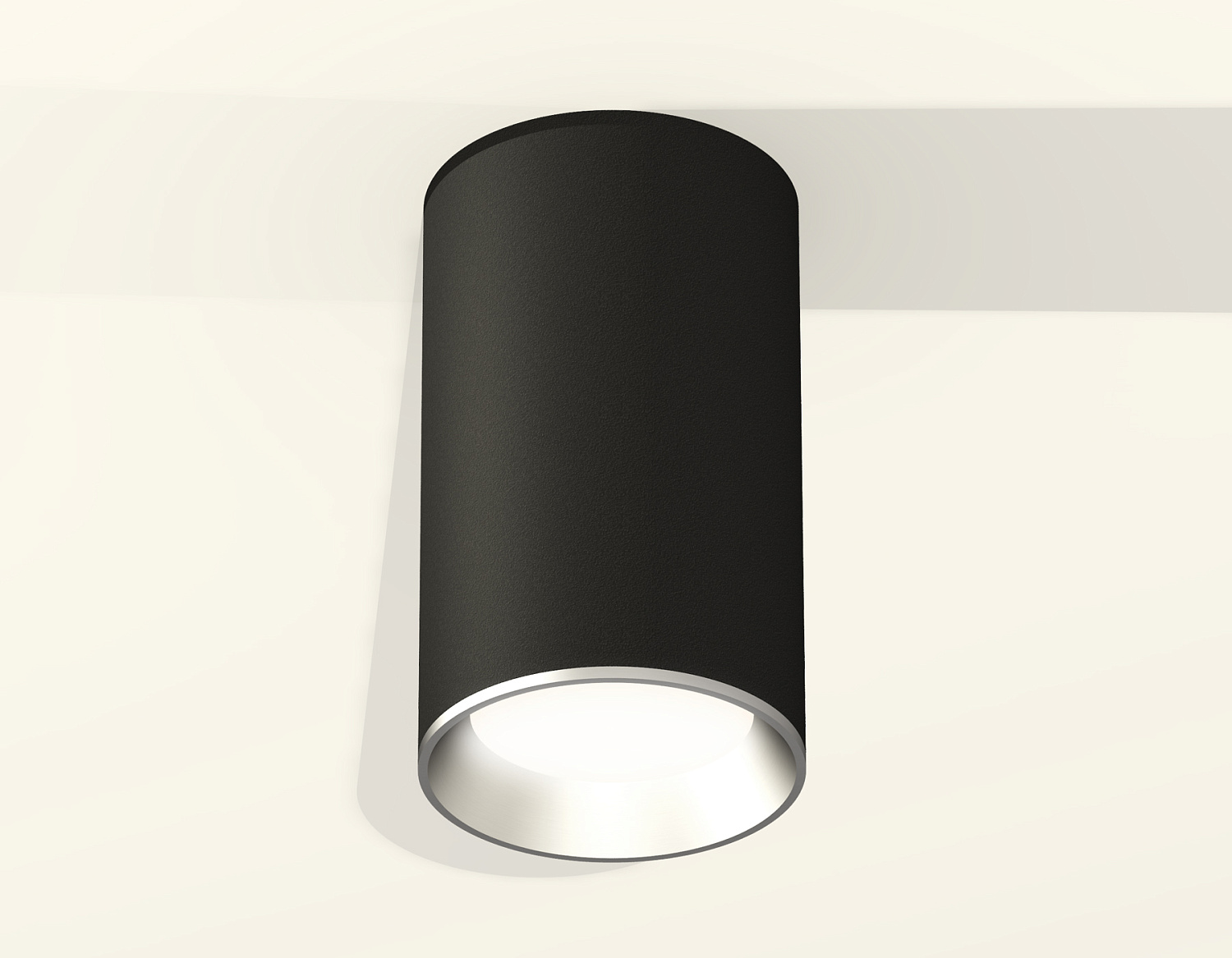 Комплект накладного светильника XS6323003 SBK/PSL черный песок/серебро полированное MR16 GU5.3 (C6323, N6104)