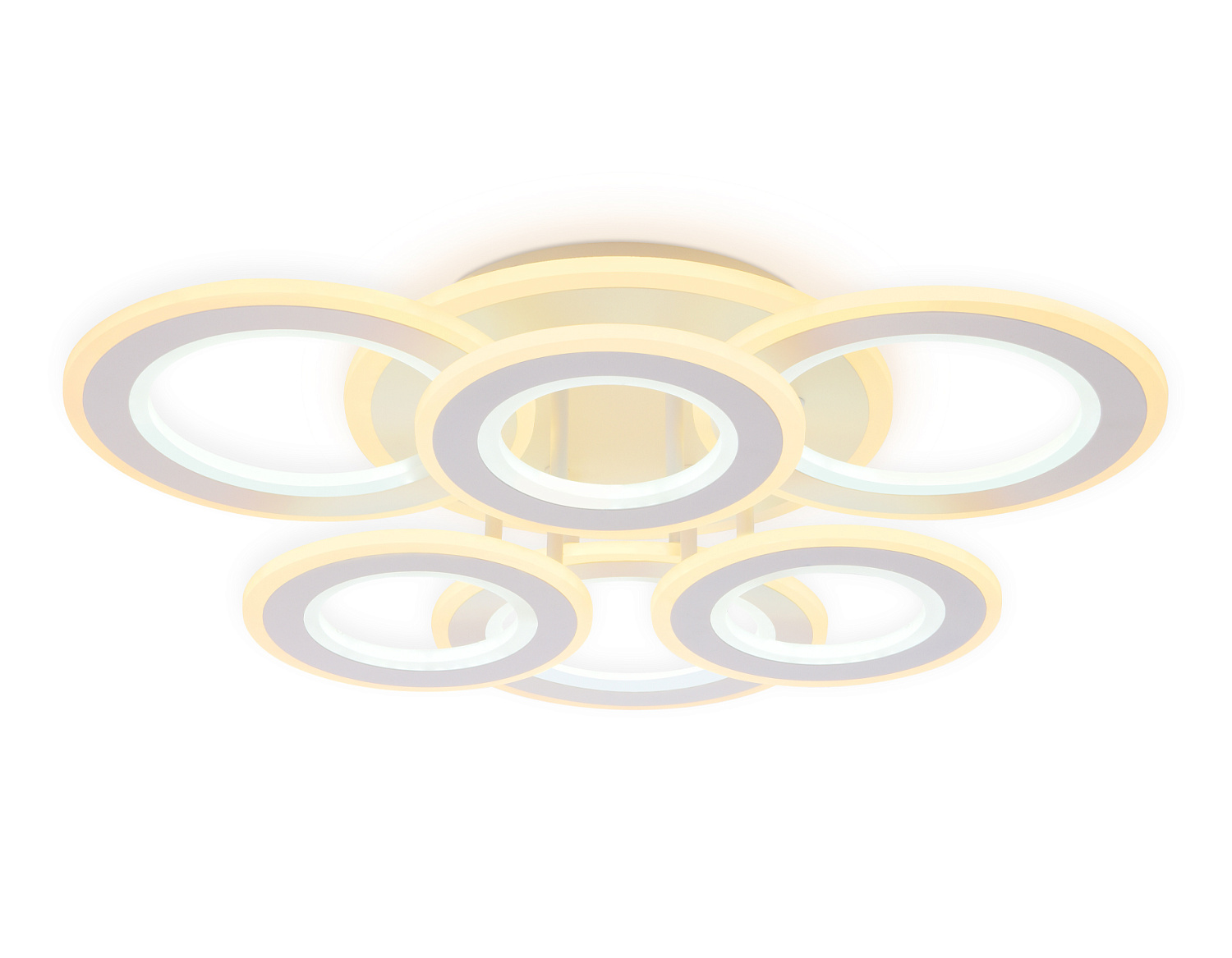 Потолочный светодиодный светильник с пультом FA8805 WH белый 174W 550*550*130 (ПДУ РАДИО 2.4)