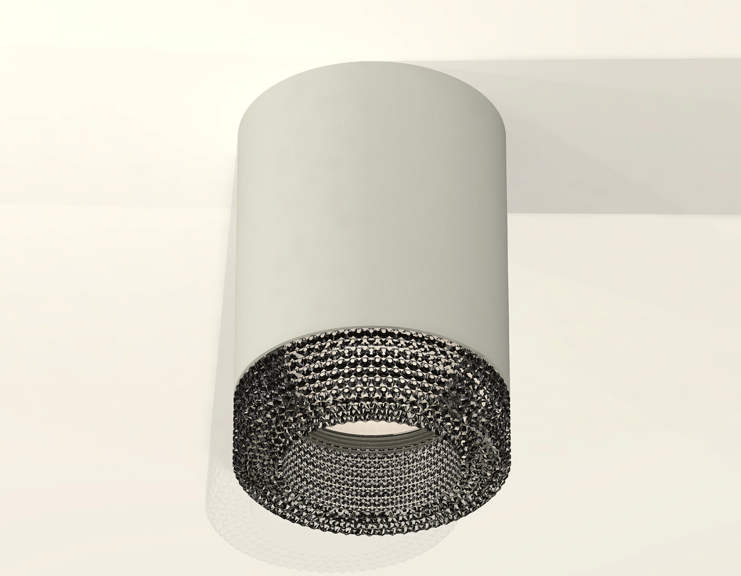 Комплект накладного светильника с композитным хрусталем XS7423002 SGR/BK серый песок/тонированный MR16 GU5.3 (C7423, N7192)