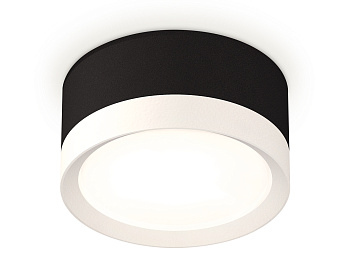 Комплект накладного светильника XS8102001 SBK/SWH черный песок/белый песок GX53 (C8102, N8112)