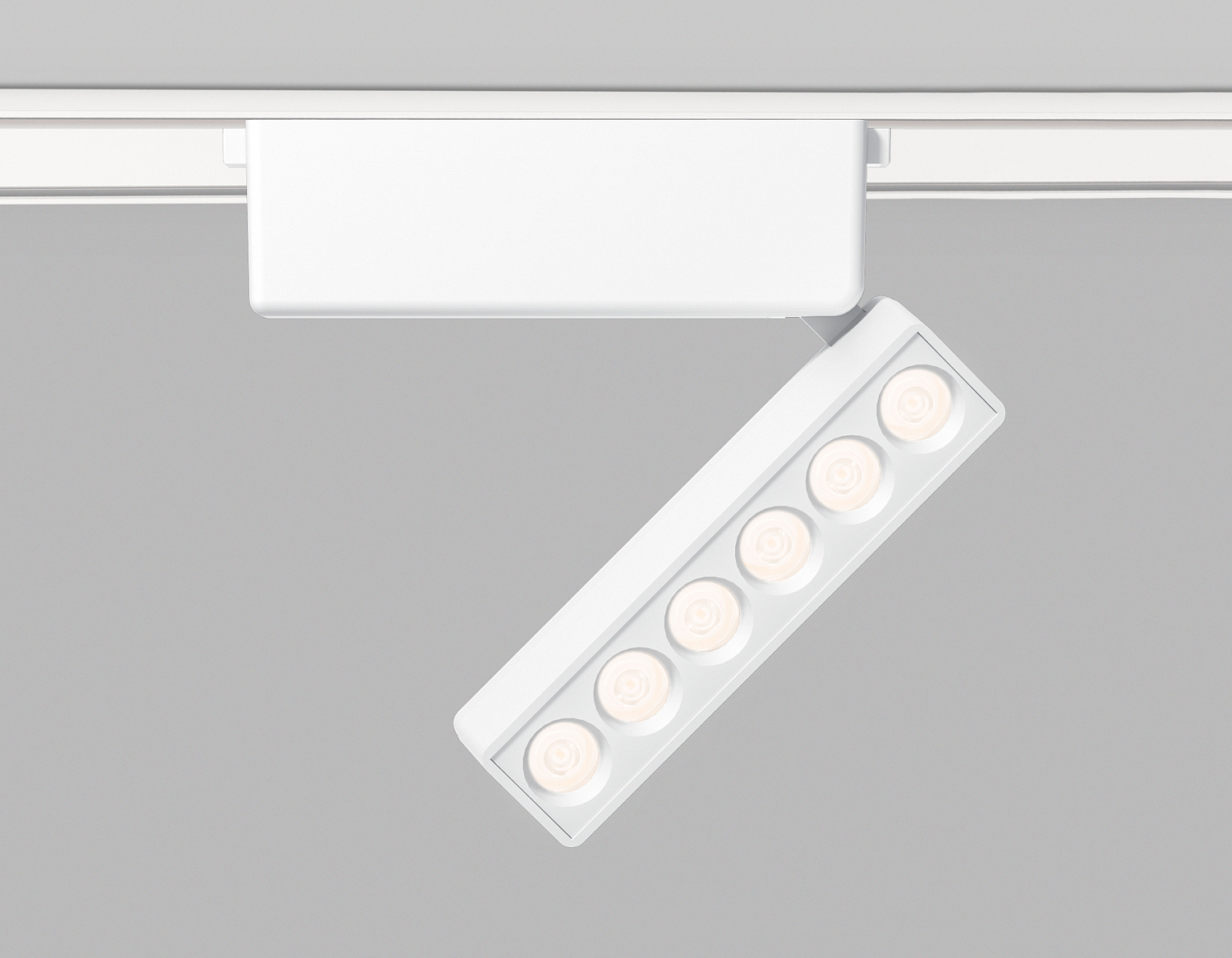 Светильник светодиодный трековый для шинопровода Magnetic Ultra Slim GV1468 WH белый IP20 6W 4200K 48V 24° 122*26*80