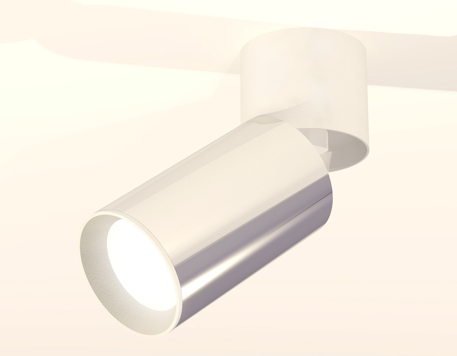 Комплект накладного поворотного светильника XM6325030 PSL/WH/SWH серебро полированное/белый/белый песок (A2220, C6325, N6101)