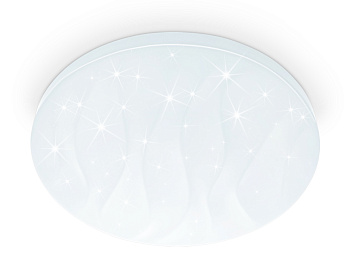 Потолочный светодиодный светильник FZ1014 WH белый 30W 6400K D370*55 (Без ПДУ)