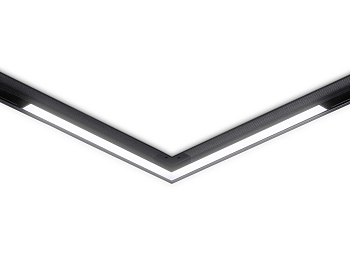 Светильник светодиодный угловой для шинопровода Magnetic GL3982 BK черный IP20 24W 4200K 48V 300*300*45