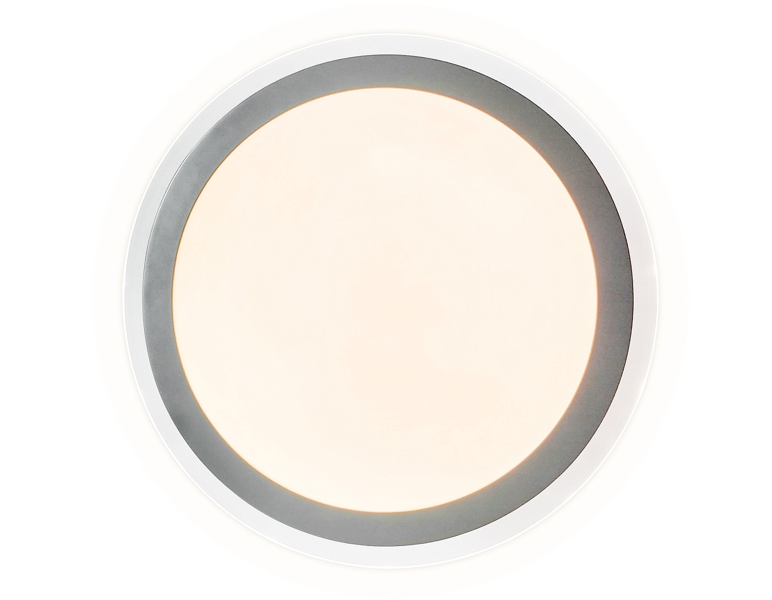 Потолочный светодиодный светильник с пультом FF49 WH белый 48W 3000K/4200K/6400K D400*75 (ПДУ ИК)