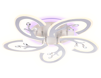 Потолочный светодиодный светильник с пультом FA512/5 WH белый 120W 610*580*80 (ПДУ РАДИО 2.4G)