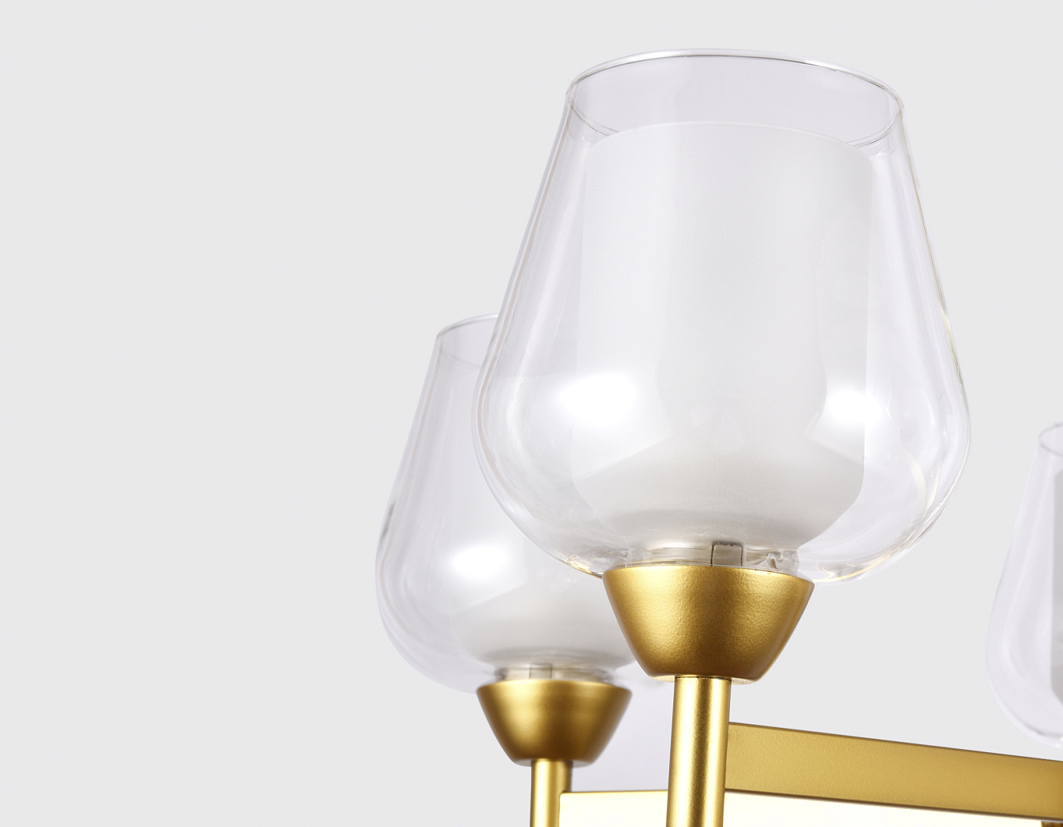 Подвесная люстра со сменными лампами TR3154/5 GD/CL золото/прозрачный E27/5 max 40W D630*460