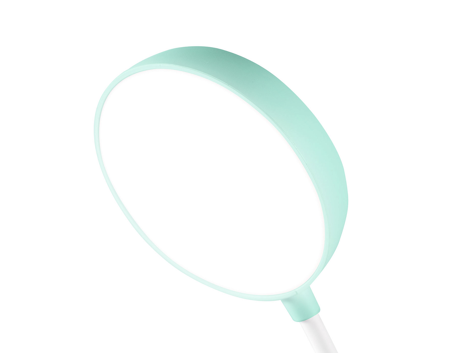 Светодиодная настольная лампа с аккумуляторной батареей, регулировкой цвета и USB-проводом DE612 GN/WH зеленый/белый LED 3000-6000K 4W