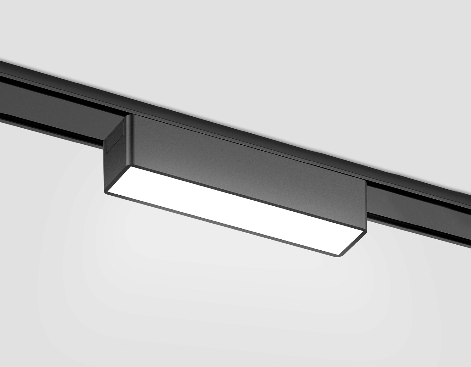 Светильник светодиодный трековый для шинопровода Magnetic Ultra Slim GV1443 BK черный IP20 5W 4200K 48V 122*26*24