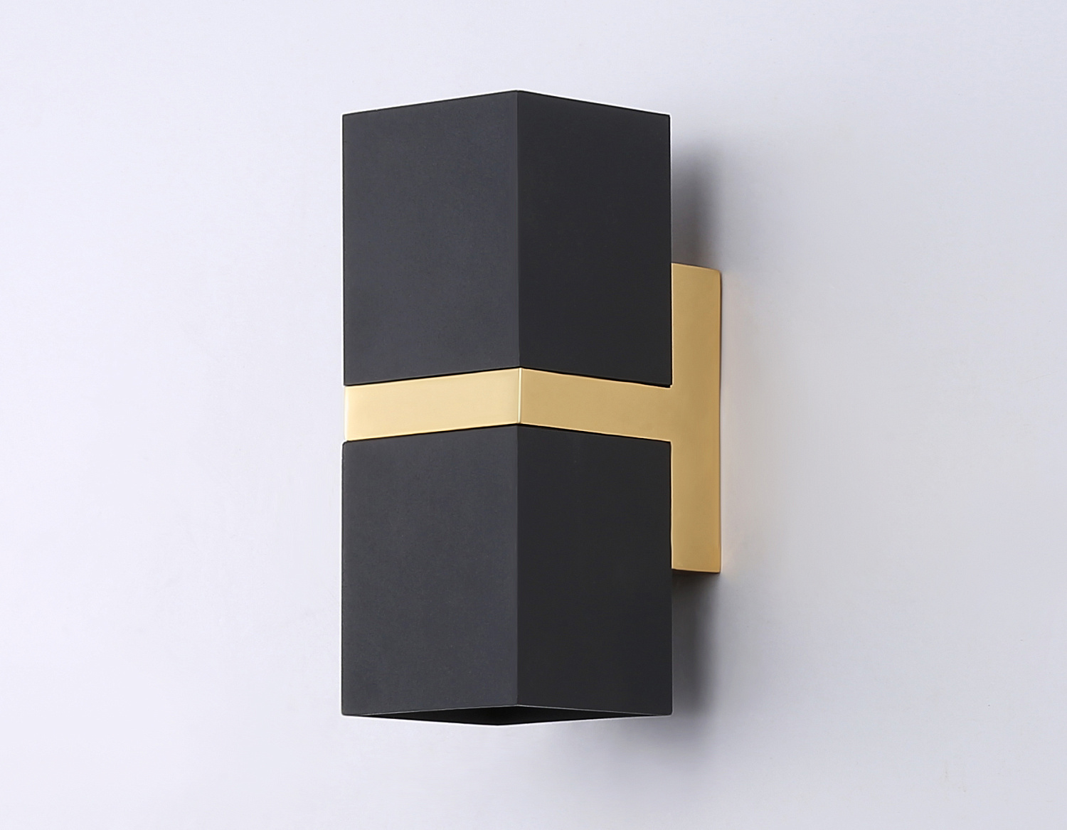 Настенный светильник FW246/2 BK/GD черный/золото GU10*2 max 12W 155*61*80