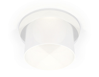 Комплект встраиваемого светильника с акрилом XC6512067 SWH/FR белый песок/белый матовый MR16 GU5.3 (C6512, N6252)