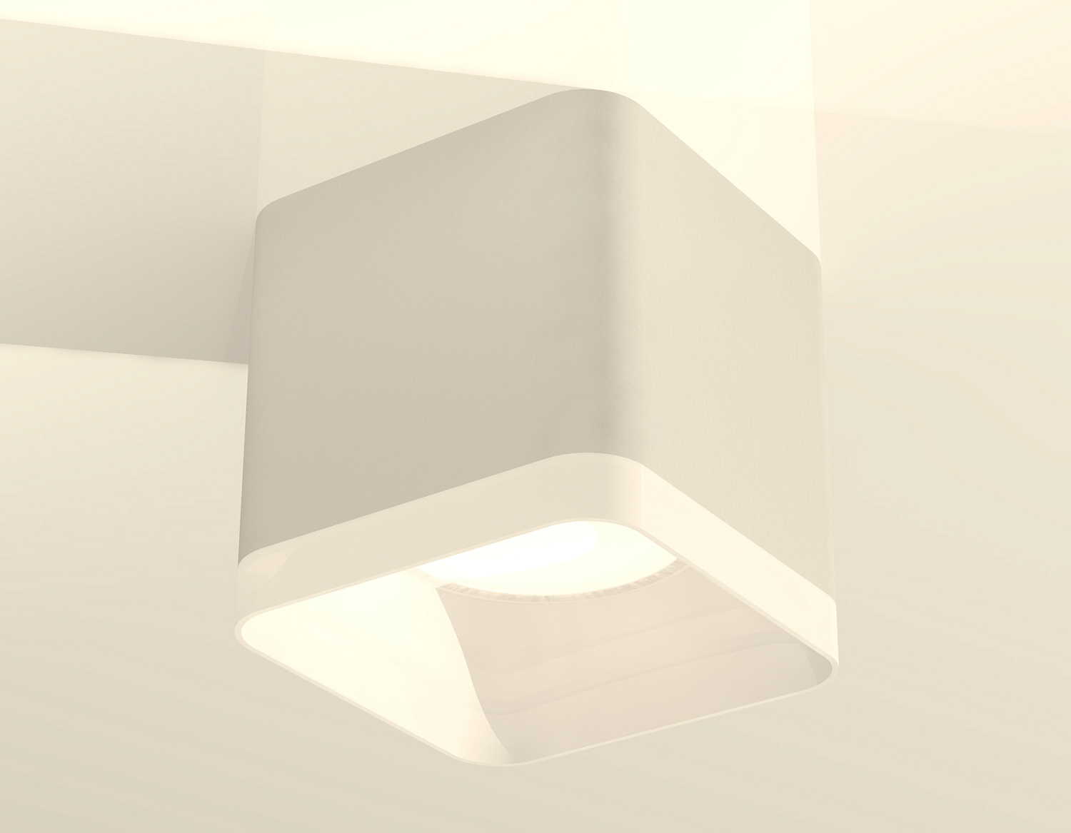 Комплект накладного светильника с акрилом XS7805040 SWH/FR белый песок/белый матовый MR16 GU5.3 (C7805, N7755)