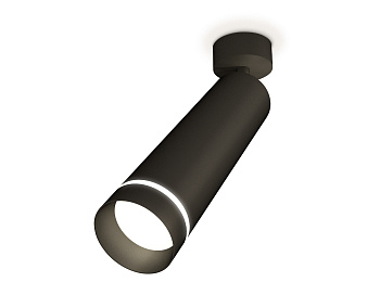 Комплект поворотного светильника с акрилом XM6356003 SBK/FR черный песок/белый матовый MR16 GU5.3 (A2210, C6356, N6229)