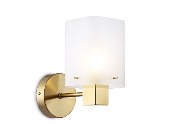 Настенный светильник LH57035 BS/SM латунь/дымчатый E14 max 40W 195*110*185