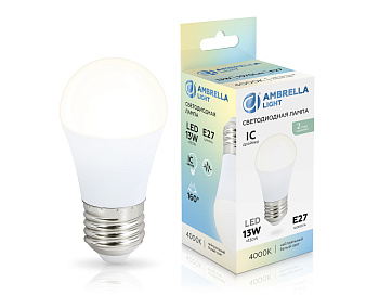 Лампа светодиодная Шар G45 13W 4000K 451304 LED G45 13W IC E27 4000K 175-265V
