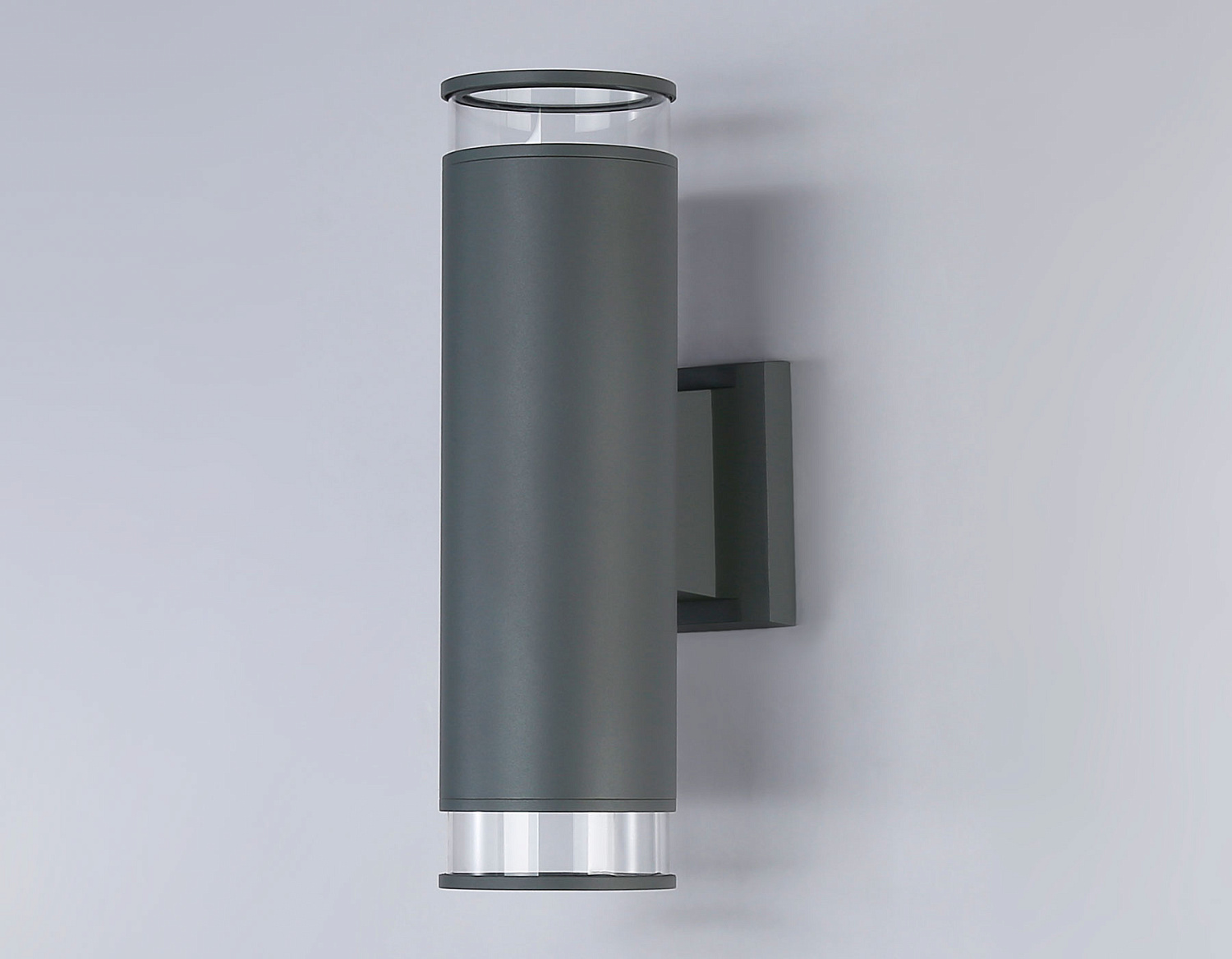 Уличный настенный архитектурный светильник ST3820/2 GR/CL серый/прозрачный IP54 GU10/2 max 35W 310*90*160