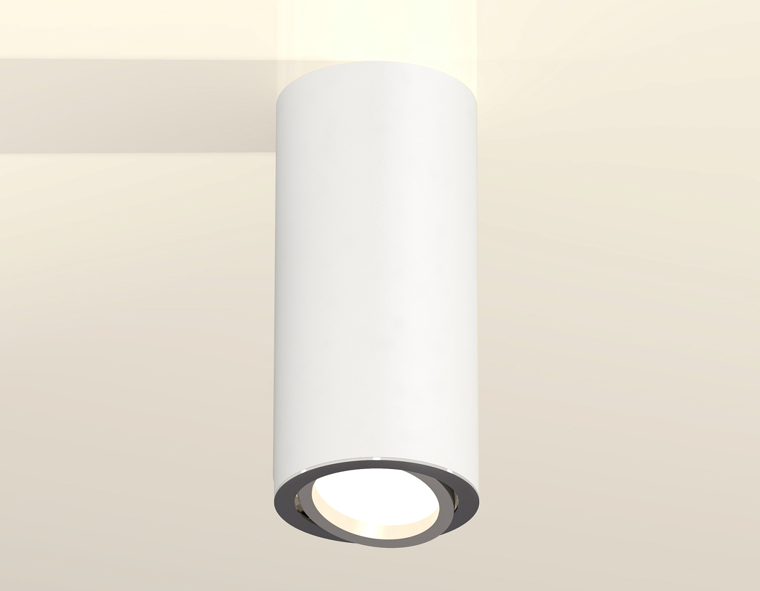 Комплект накладного поворотного светильника XS7442003 SWH/PSL белый песок/серебро полированное MR16 GU5.3 (C7442, N7003)