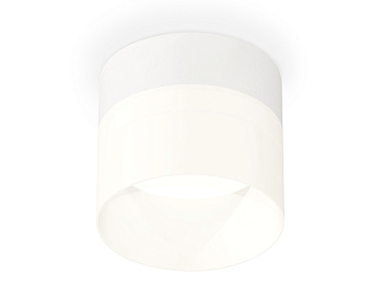 Комплект накладного светильника с акрилом XS8101016 SWH/FR белый песок/белый матовый GX53 (C8101, N8402)