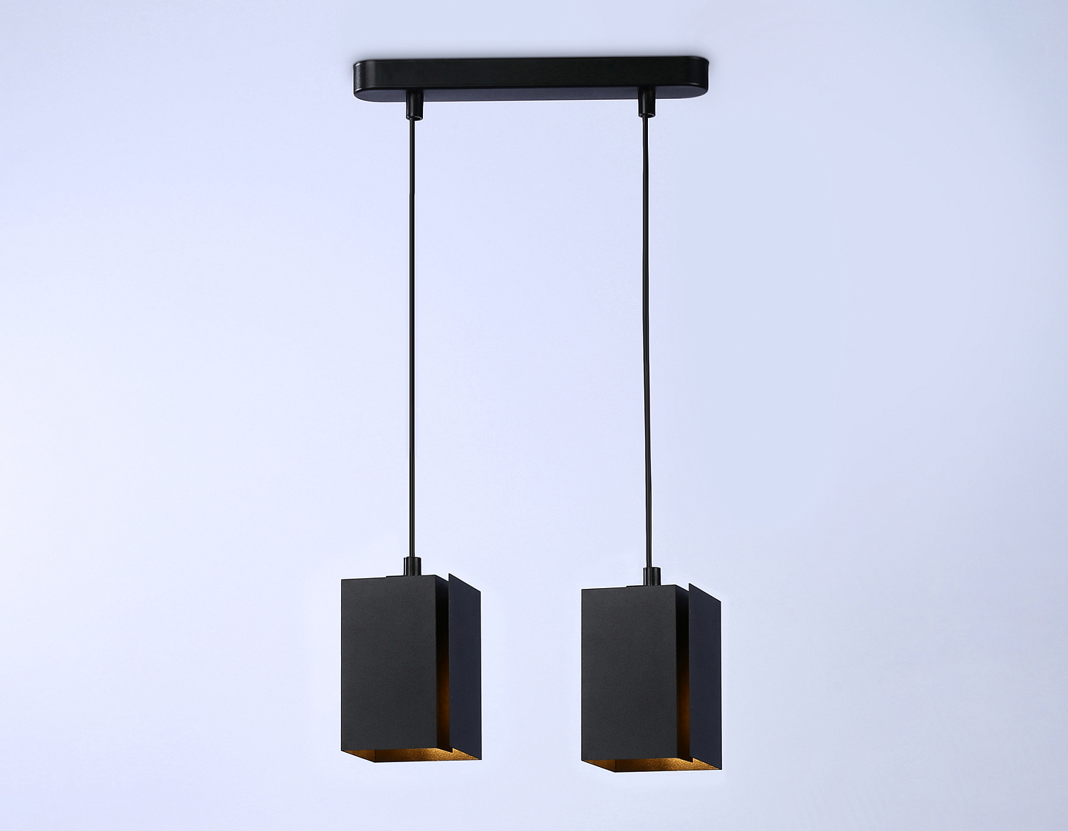 Светильник подвесной со сменной лампой G9 TN5133/2 BK черный E27/2 max 40W 260*80*1150